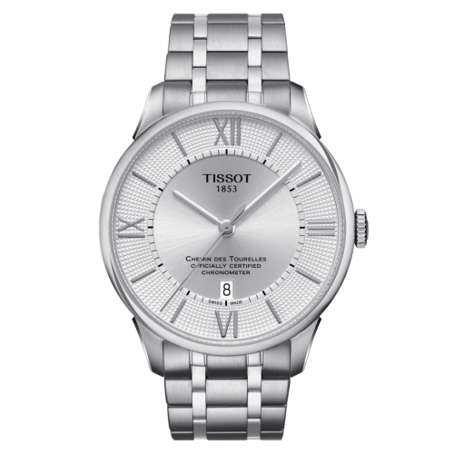 Tissot Chemin Des Tourelles Powermatic 80 COSC 42 Stainless Steel / Silver / Bracelet